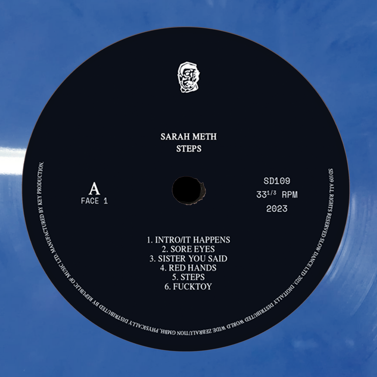 Steps / Leak Your Own Blues - Double EP - Blue Vinyl 12” UK